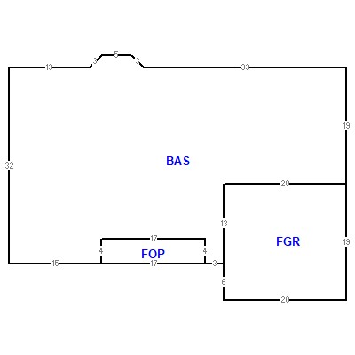 Building layout (traversing data) of this property