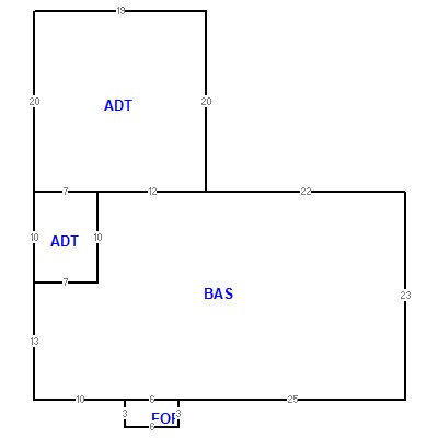 Building layout (traversing data) of this property