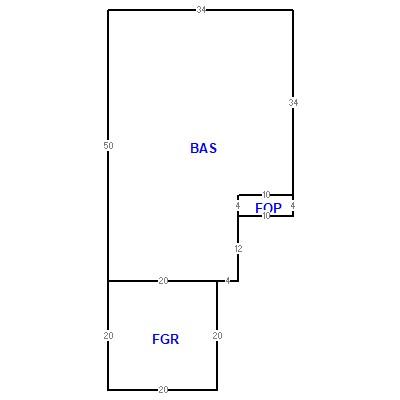 Building layout (traversing data) of this property