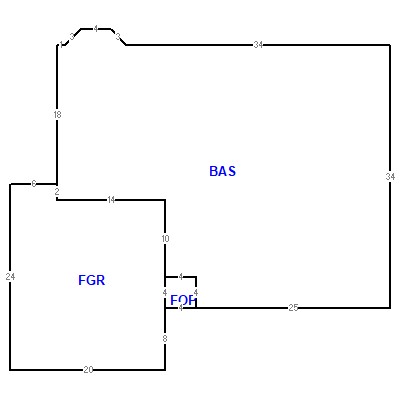 Building layout (traversing data) of this property