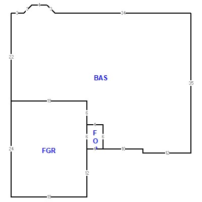 Building layout (traversing data) of this property