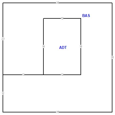 Building layout (traversing data) of this property