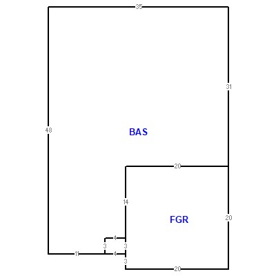 Building layout (traversing data) of this property