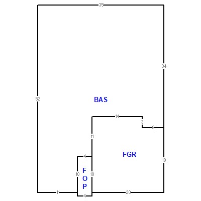 Building layout (traversing data) of this property
