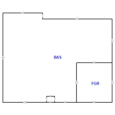 Building layout (traversing data) of this property