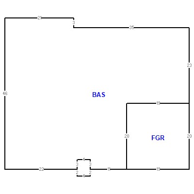 Building layout (traversing data) of this property
