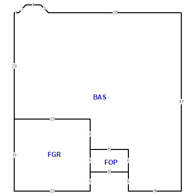 Building layout (traversing data) of this property