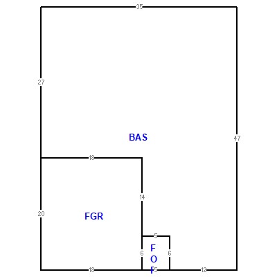 Building layout (traversing data) of this property
