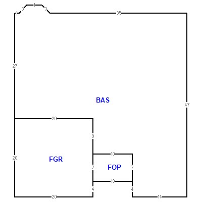 Building layout (traversing data) of this property