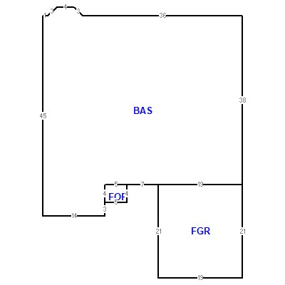 Building layout (traversing data) of this property
