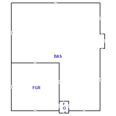 Building layout (traversing data) of this property