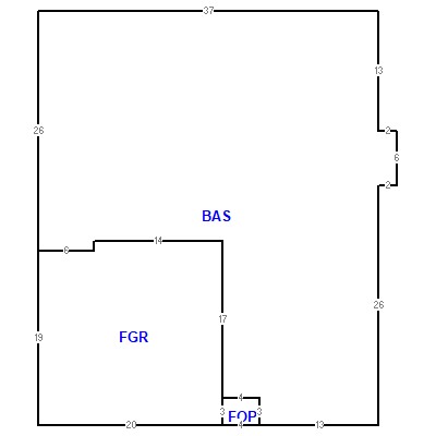 Building layout (traversing data) of this property