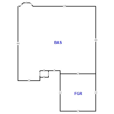 Building layout (traversing data) of this property