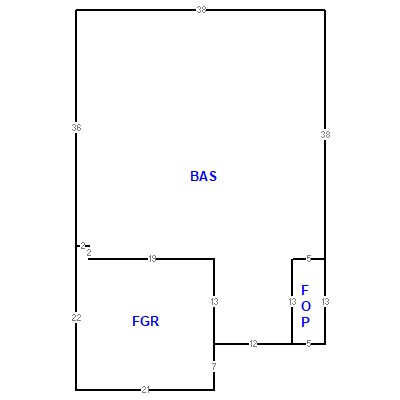 Building layout (traversing data) of this property