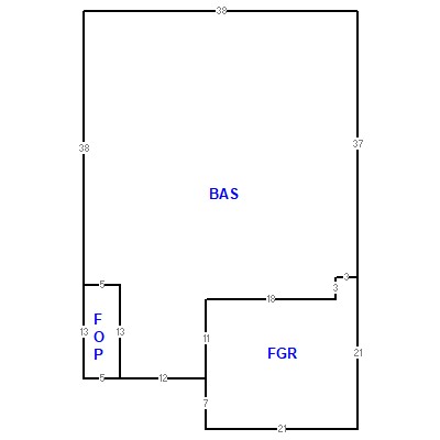 Building layout (traversing data) of this property