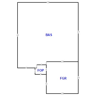 Building layout (traversing data) of this property