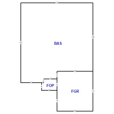 Building layout (traversing data) of this property