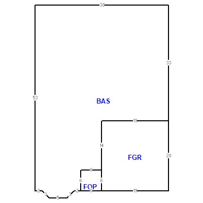 Building layout (traversing data) of this property