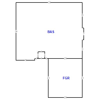 Building layout (traversing data) of this property