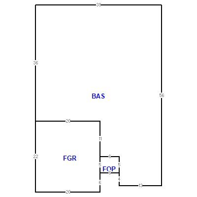 Building layout (traversing data) of this property