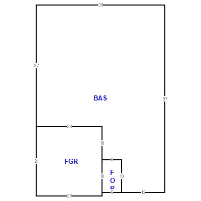 Building layout (traversing data) of this property