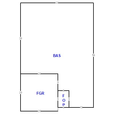 Building layout (traversing data) of this property