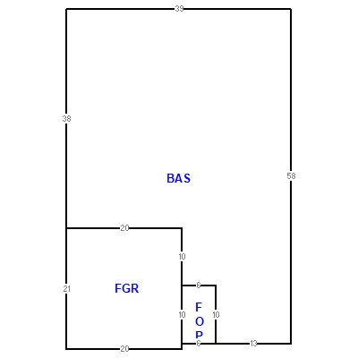 Building layout (traversing data) of this property