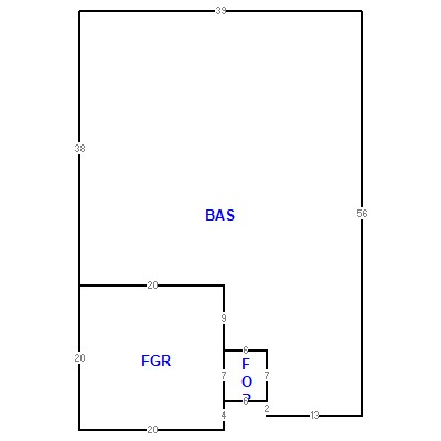 Building layout (traversing data) of this property