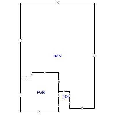 Building layout (traversing data) of this property