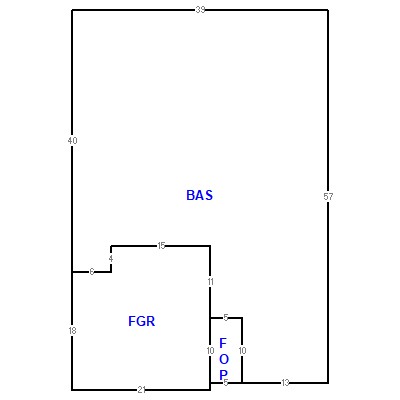 Building layout (traversing data) of this property