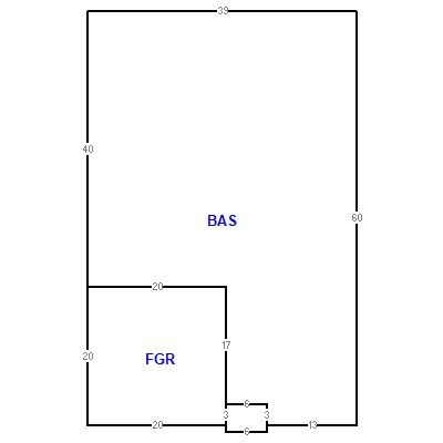 Building layout (traversing data) of this property