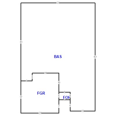 Building layout (traversing data) of this property