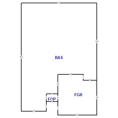 Building layout (traversing data) of this property