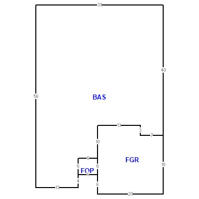 Building layout (traversing data) of this property