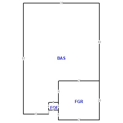 Building layout (traversing data) of this property