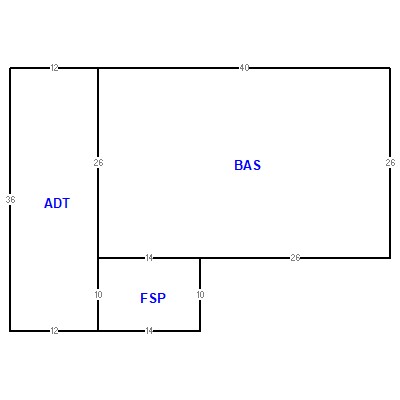 Building layout (traversing data) of this property