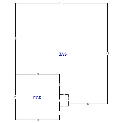 Building layout (traversing data) of this property