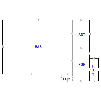 Building layout (traversing data) of this property
