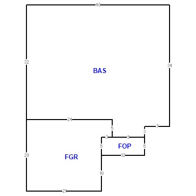 Building layout (traversing data) of this property