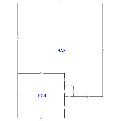 Building layout (traversing data) of this property