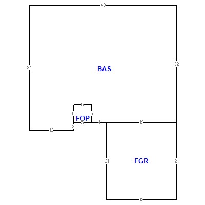 Building layout (traversing data) of this property