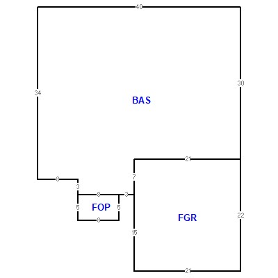 Building layout (traversing data) of this property