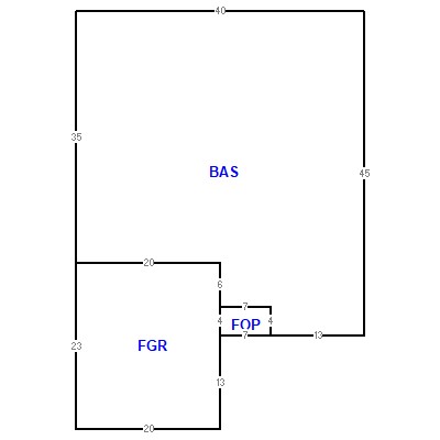 Building layout (traversing data) of this property