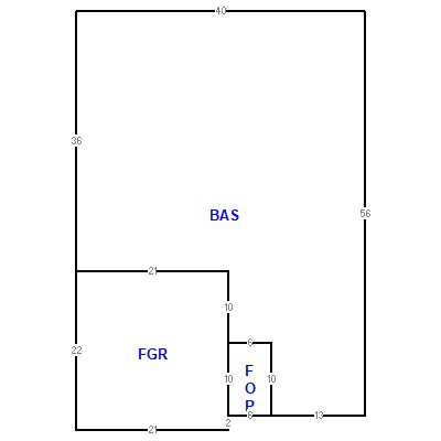 Building layout (traversing data) of this property