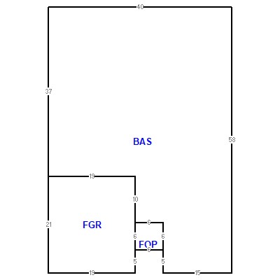 Building layout (traversing data) of this property