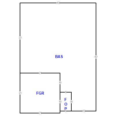 Building layout (traversing data) of this property
