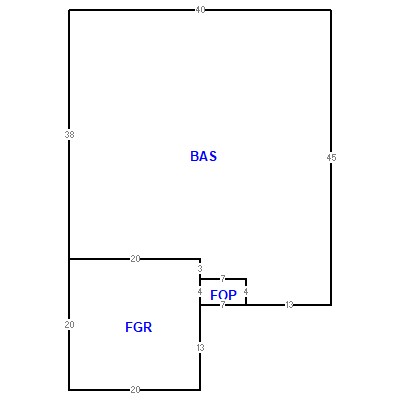 Building layout (traversing data) of this property