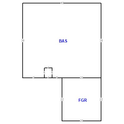 Building layout (traversing data) of this property