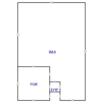 Building layout (traversing data) of this property
