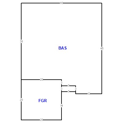 Building layout (traversing data) of this property